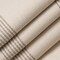 Natural Stain Resistant Performance Pet Friendly Stripe Woven Pattern Upholstery Fabric by The Yard - SKU: Adam Beige